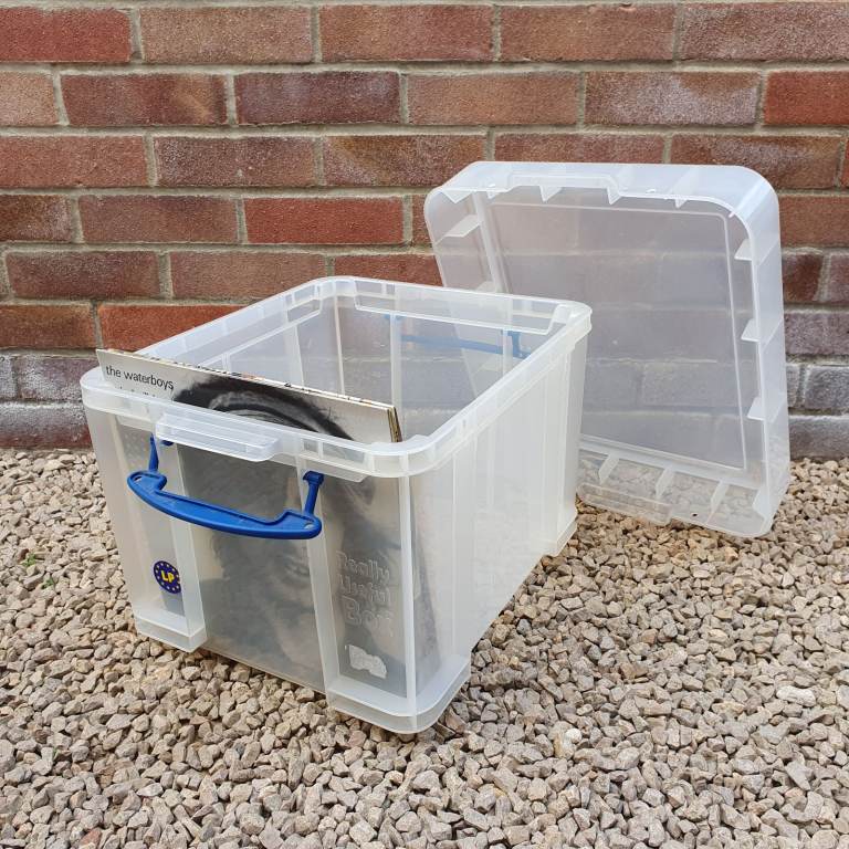 Vinyl LP Storage Record Box 35 Litre