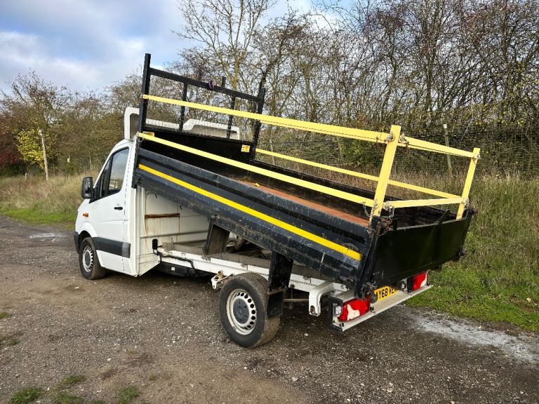 MERCEDES SPRINTER 314 CDI DIESEL 2018 68-REG TIPPER TRUCK ***EURO 6*** DRIVES EXCELLENT