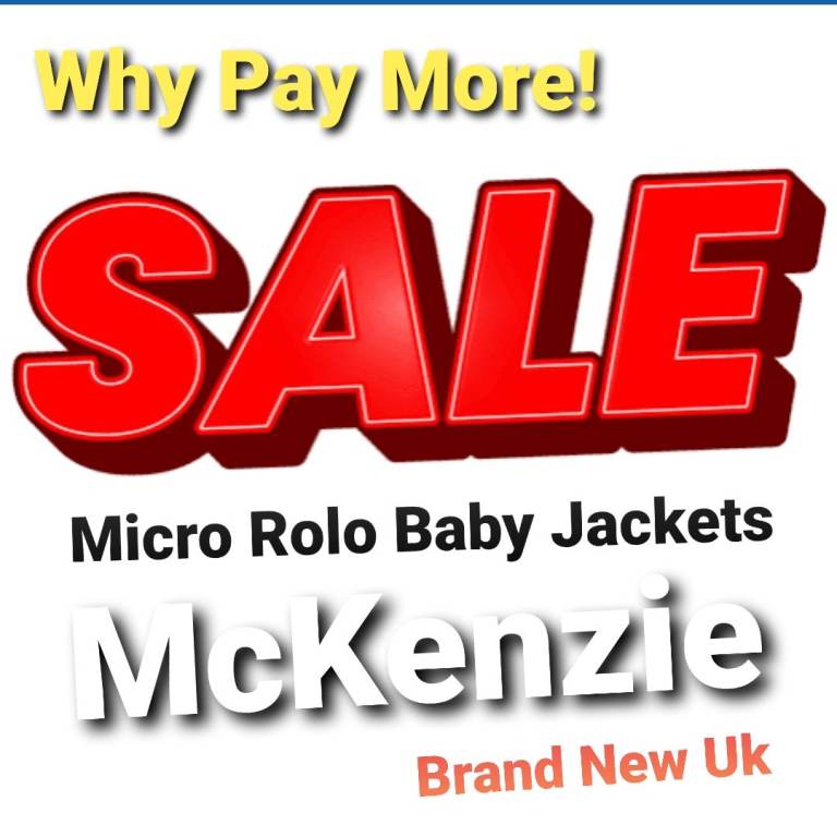 McKenzie Micro Rolo Baby Jackets - Brand New UK
