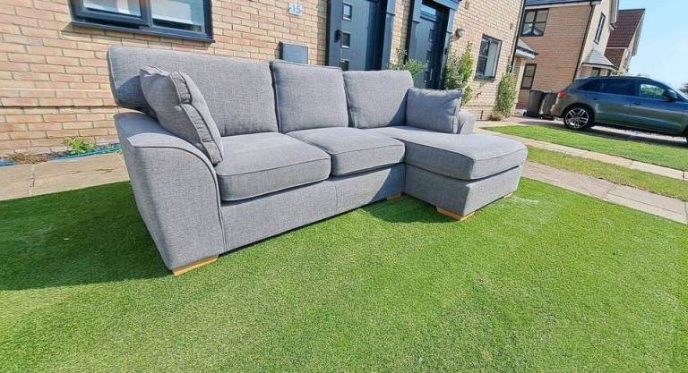 Grey Corner Sofa 