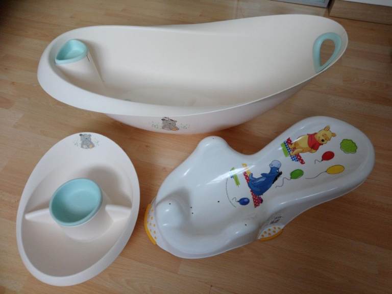 Baby Bath Tub Seat Support Newborn Tub Anti Slip Essentials Sit from Mothercare Cream Barely used