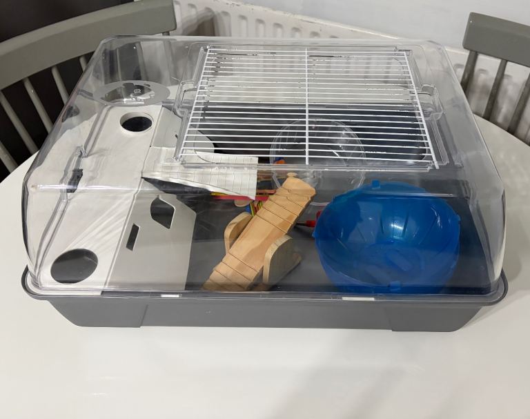 Hamster cage and accessories 