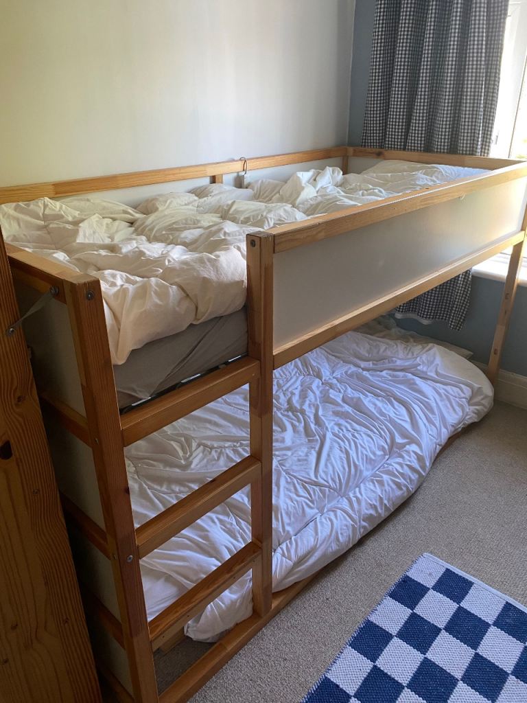 IKEA Kura loft bed with one single mattress 