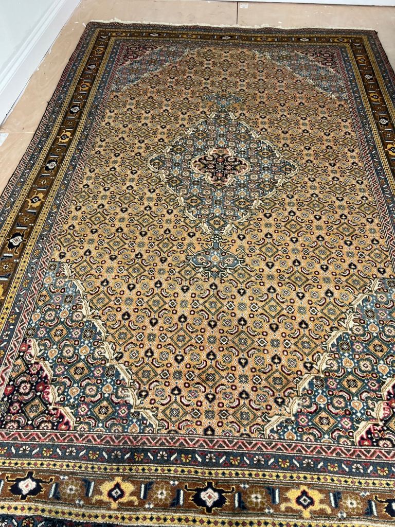Beautiful colors handmade wool rug from Iran