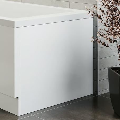 White Gloss Bath Panel 1800 & 800mm - End Panel Acrylic
