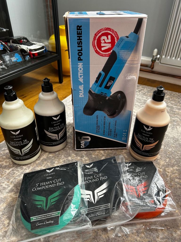 Car Polisher / buffer, compound and pads