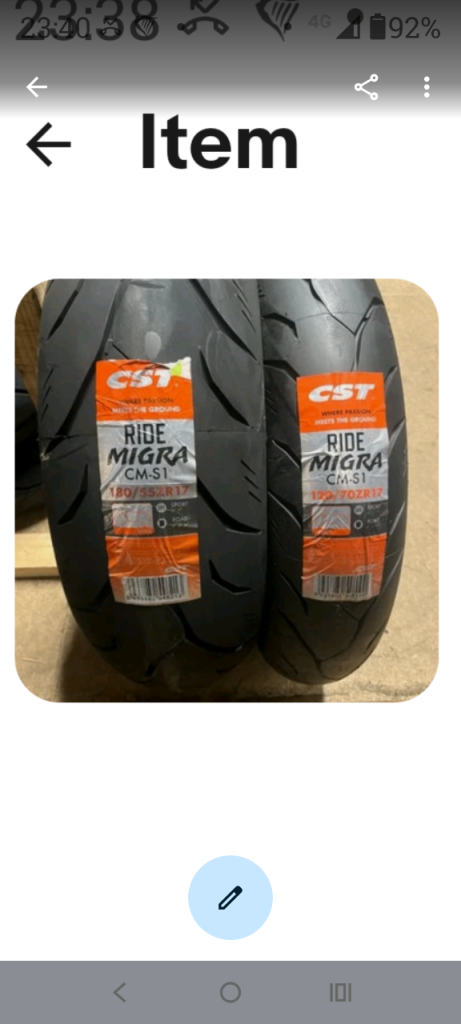 Ride Migra motorcycle Touring tyres 
