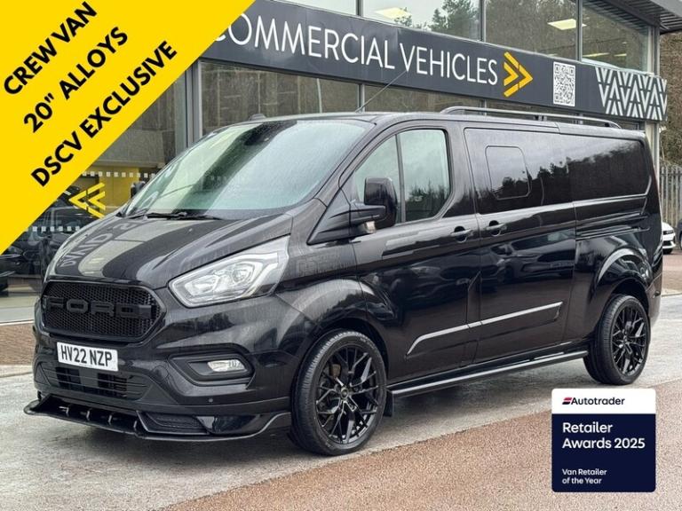 2022 Ford Transit Custom 130ps 320 RS Edition Limited LWB 6 Seat Crew Van L2 Lwb Euro 6 with 20 A...
