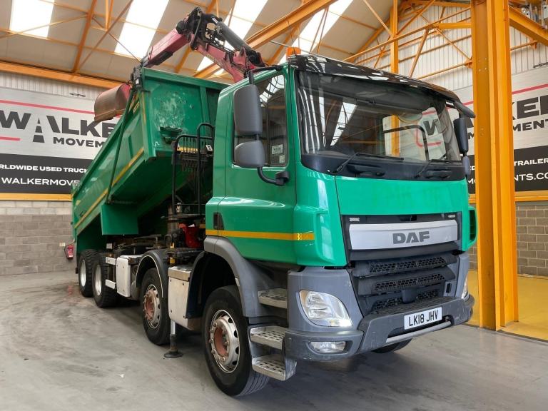 DAF CF 400 8X4 *EURO 6* TIPPER GRAB - 2018 - LK18 JHV