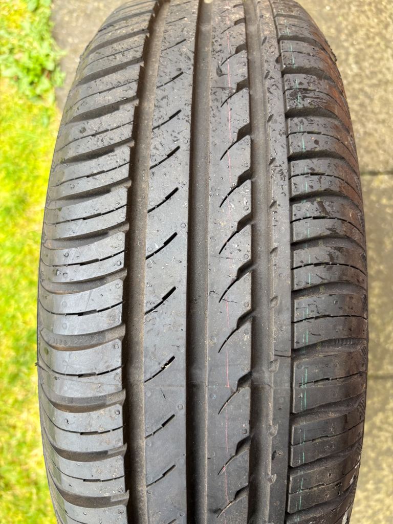 New Continental 195/65 R15 tyre fitted & balanced on a full size rim
