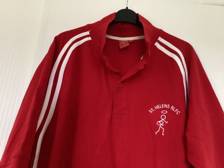 Saints Rugby Polo Shirt Red ..