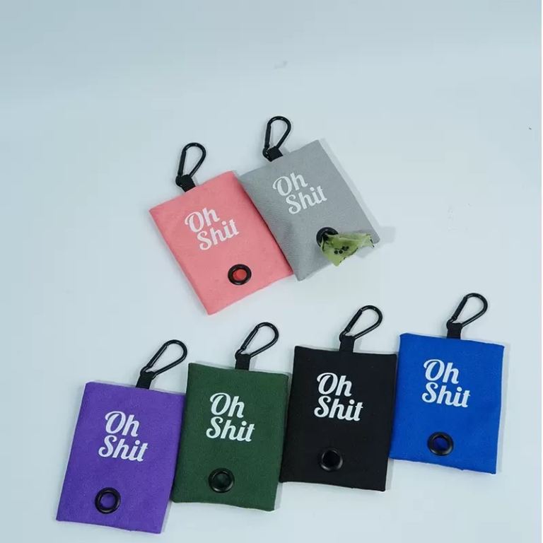  Fun "Oh Shit" Dog Poo Bag Dispenser 