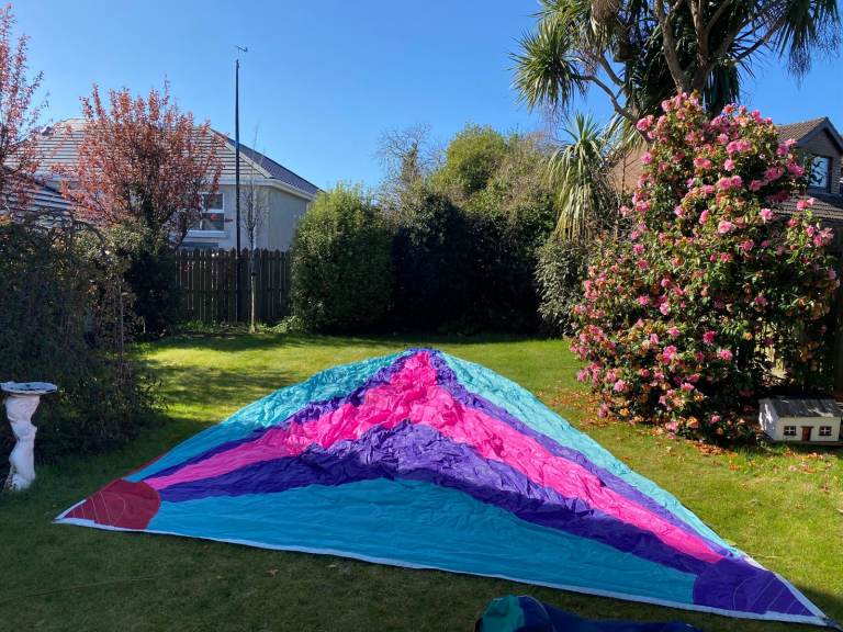 Off wind head sail