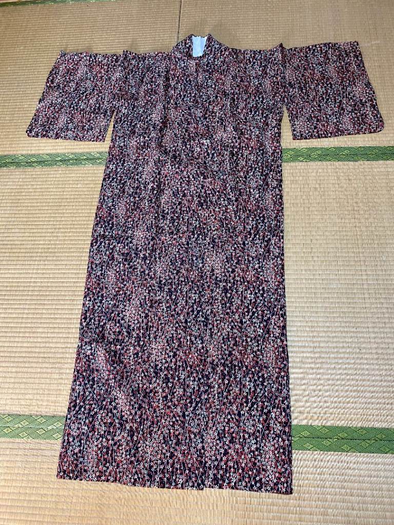 Vintage, Japanese traditional Kimono Yukata Cotton/Silk or Cotton made dress wear for Men/Women - 11
