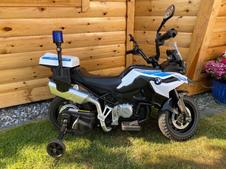 BMW Kids Ride-On Motorbike with Stabilisers