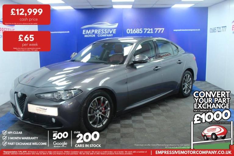 2019 19 ALFA ROMEO GIULIA 2.2 TD SUPER SALOON 4DR DIESEL AUTO EURO 6 (S/S) (180 