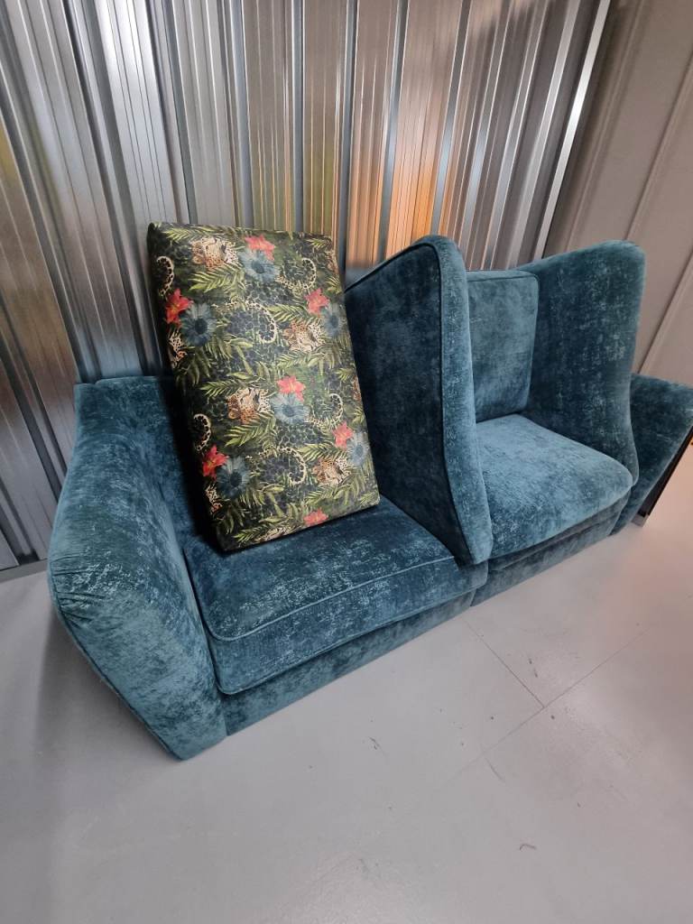 AZURE Sofa Suite – 3 Seater Sofa, Armchair & Matching Footstool