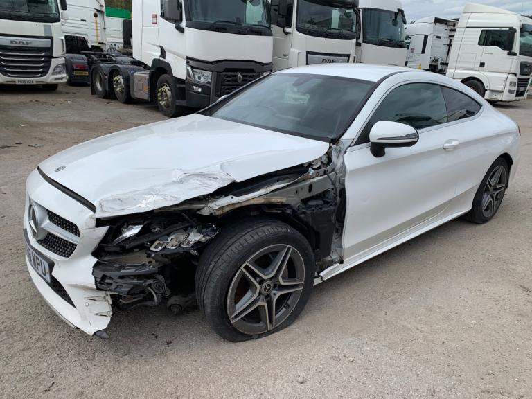 2018 MERCEDES C-CLASS C 200 AMG LINE 1.5 DAMAGED REPAIRABLE SALVAGE