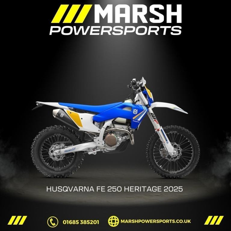 FE 250 Heritage 2025 Model - Husqvarna Main Dealer - 1,250 OFF!