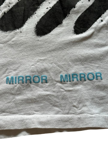 Men's Off-White Mirror Mirror Long Sleeve White T-Shirt Size S
