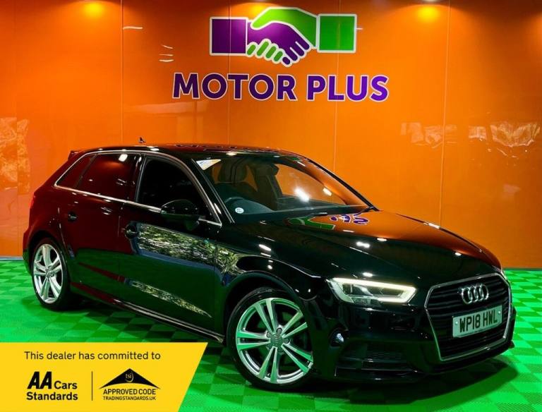 2018 18 AUDI A3 2.0 TFSI S LINE SPORTBACK 5DR PETROL MANUAL EURO 6 (S/S) (190 PS