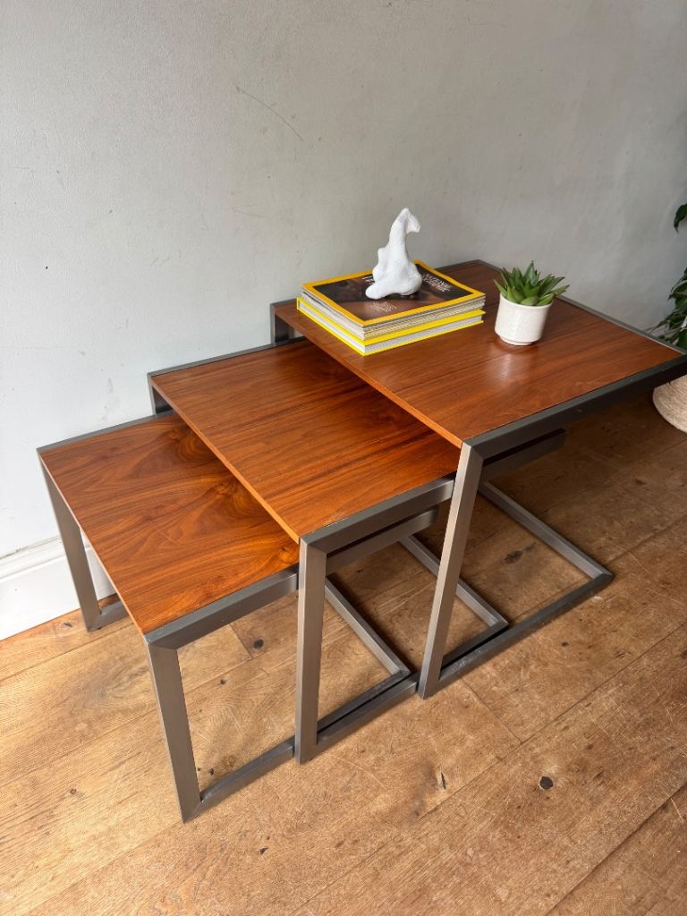 Wood & Metal Nesting Tables