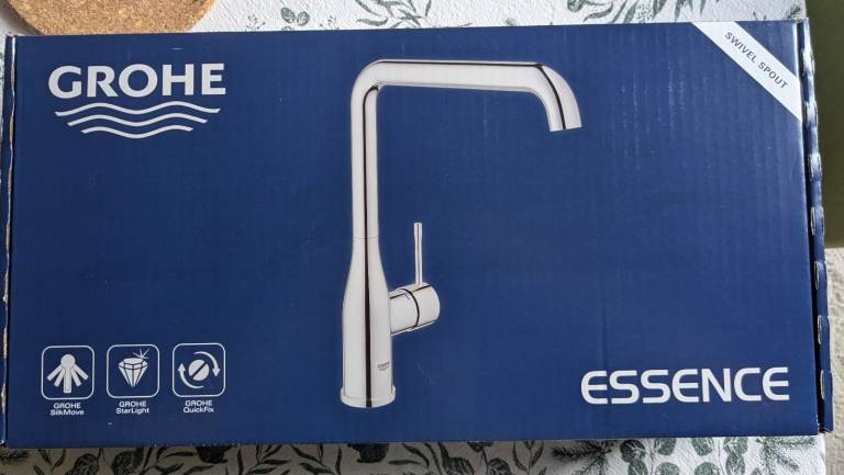 GROHE Essence Chrome Kitchen Mixer Tap – Brand New in Box