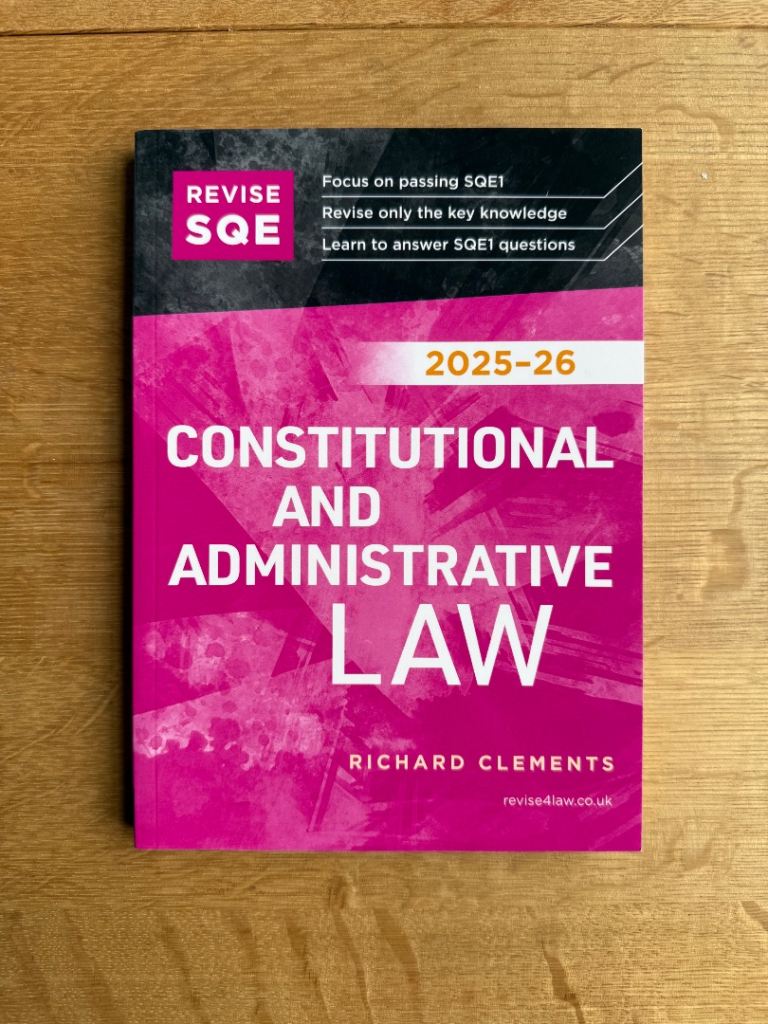 Revise SQE Constitutional and Administrative Law 2025-26 – As Good As New