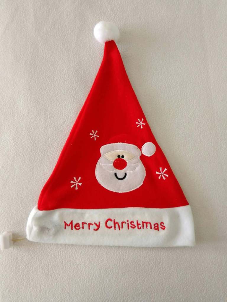 Santa 'Flashing Lights' Hat - as new condition!