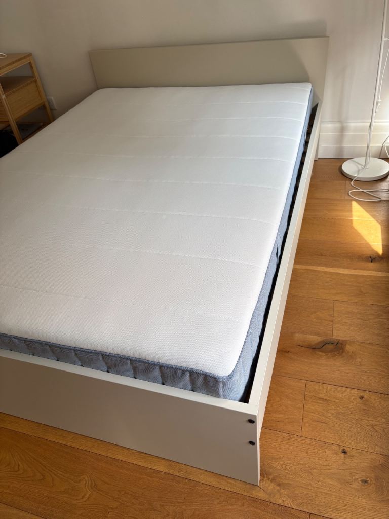 IKEA Double Bed Frame & Mattress