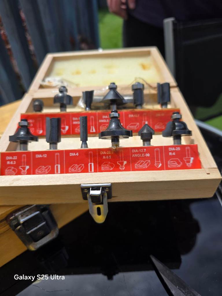 Drill and router bits 