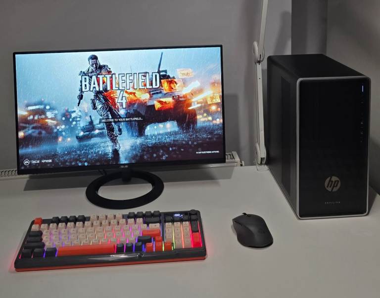 HP Gaming Computer PC 100Hz Ryzen 5 12x 3.9Ghz T Geforce GTX 1660Ti Ram m. 16GB SSD 1.24TB rgb set