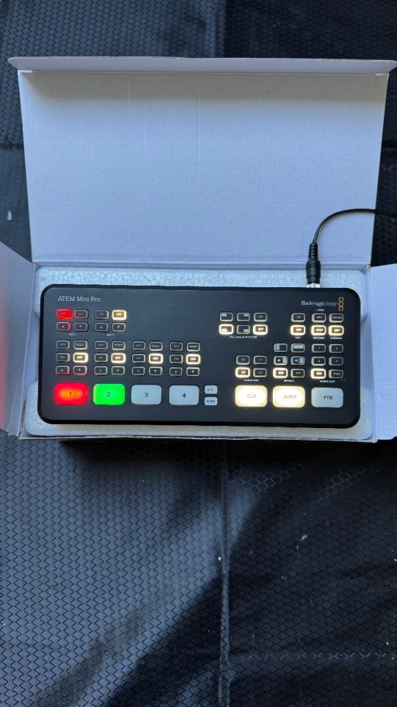 Blackmagic ATEM Mini Pro – Live Streaming Switcher (Excellent Condition, Boxed)