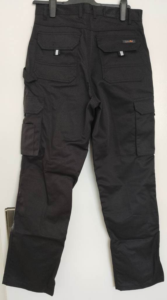Super Pro Unseek Men Work Trousers Black 32Regular.