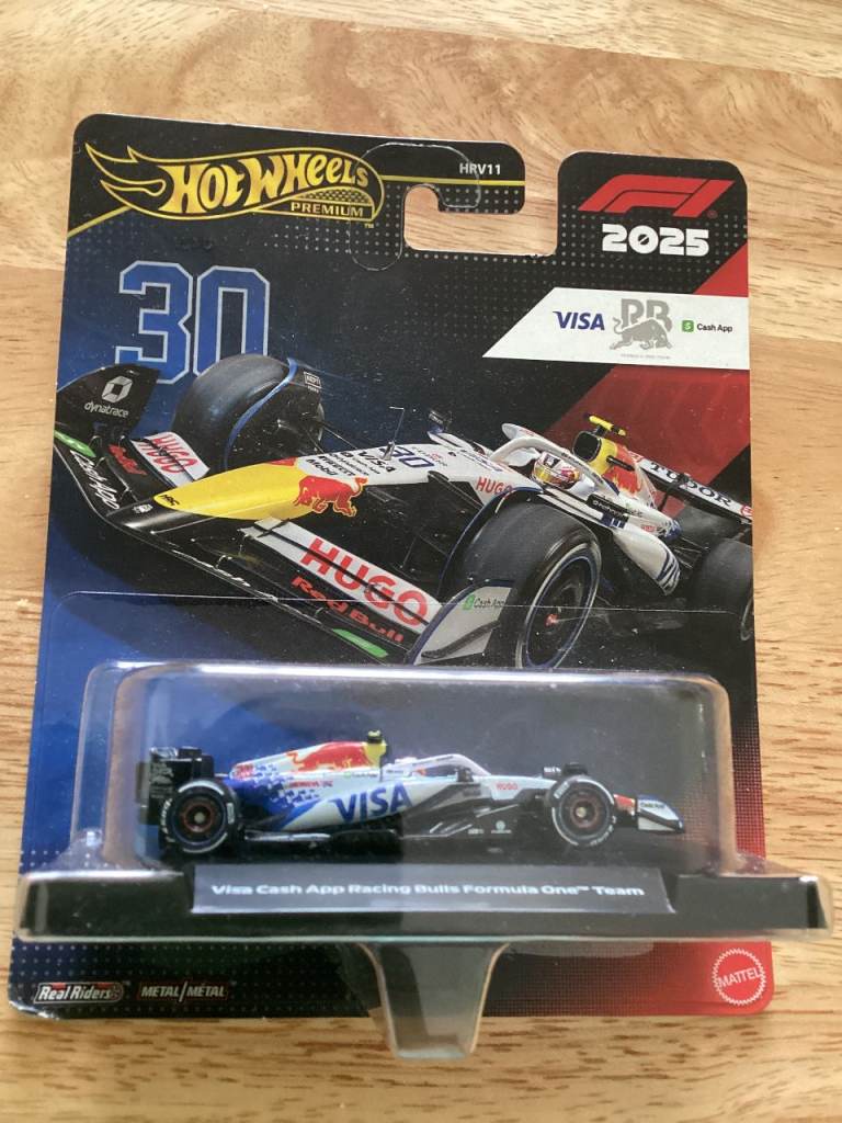 Premium Hot Wheels - #30 Red Bull Racing Honda F 1 Car 2025 - Liam Lawson