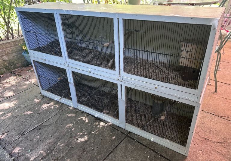Triple Bird Breeding Cages x2 