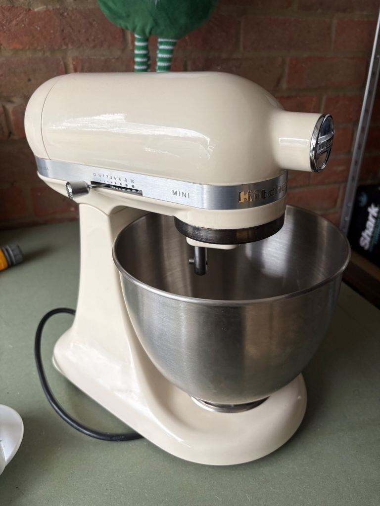 Cream KitchenAid Mini Mixer