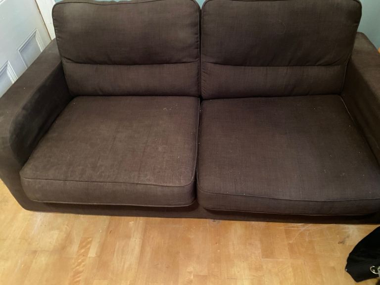 Free 2 double sofas and arm chair 