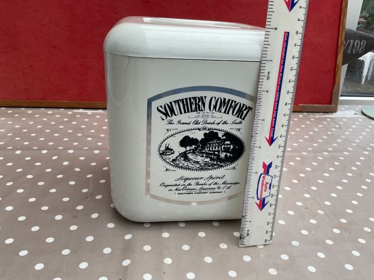 Vintage southern comfort ice bucket.