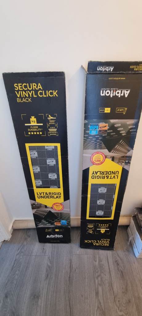 image for Arbiton easy fit Flooring underlay 1 new pack one used 
