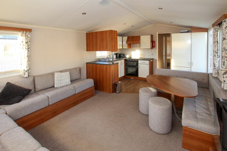 Willerby Caledonia 2017 static caravan sited at Seaview Park, Whitstable, Kent