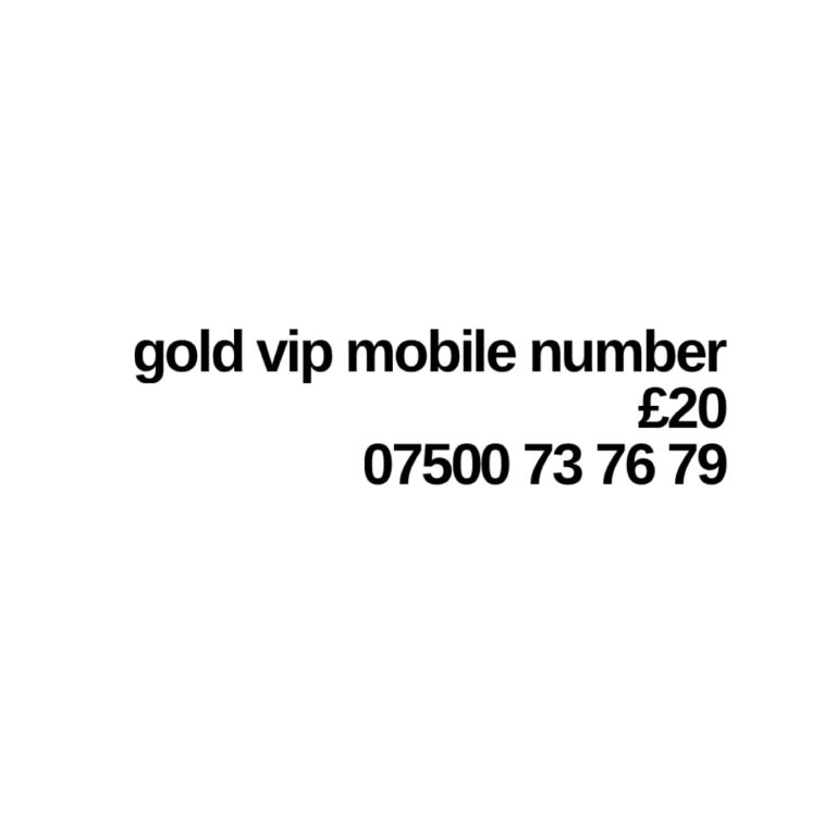 GOLD VIP MOBILE PHONE NUMBER EASY UNIQUE SPECIAL MEMORABLE SIM CARD