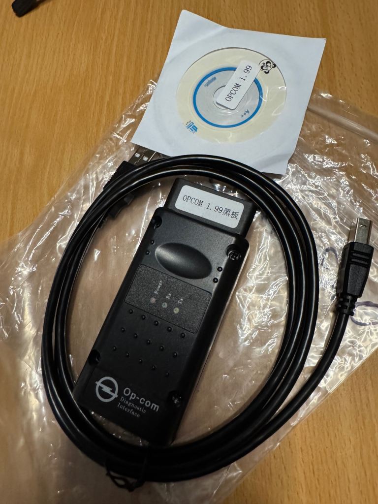 Op-Com Diagnostic Scanner Opel Vauxhal And Saab V1.99 Lasted, Fault