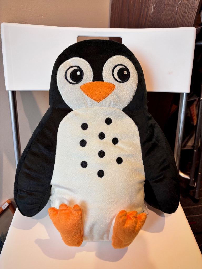 image for IKEA Blåvingad penguin cushion soft plush toy
