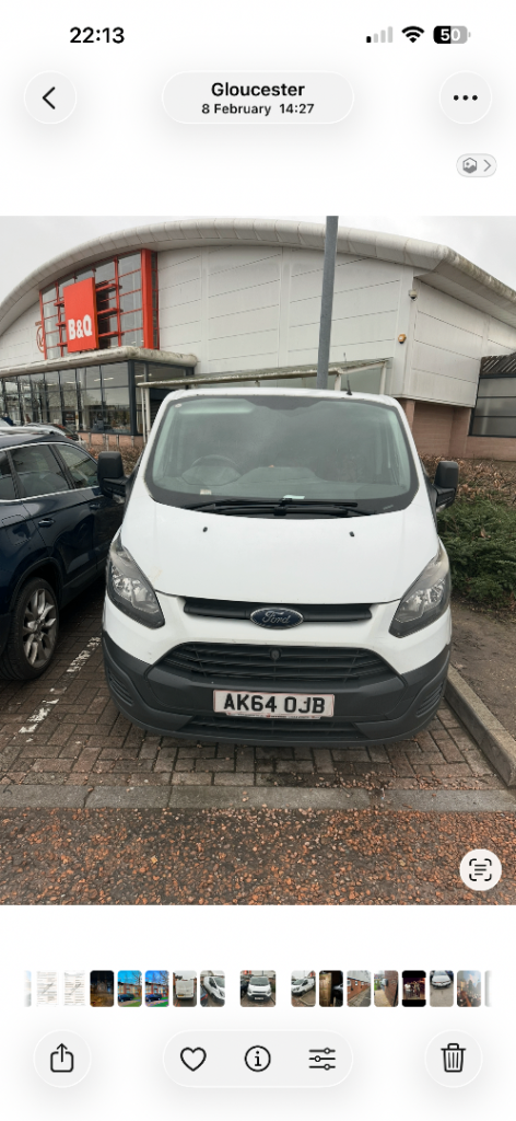 Ford, TRANSIT CUSTOM, Panel Van, 2014, Manual, 2198 (cc)