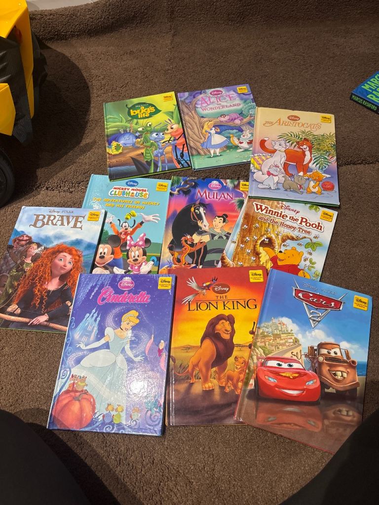 Bundle of 10 Disney Children's Story Books – Good Condition