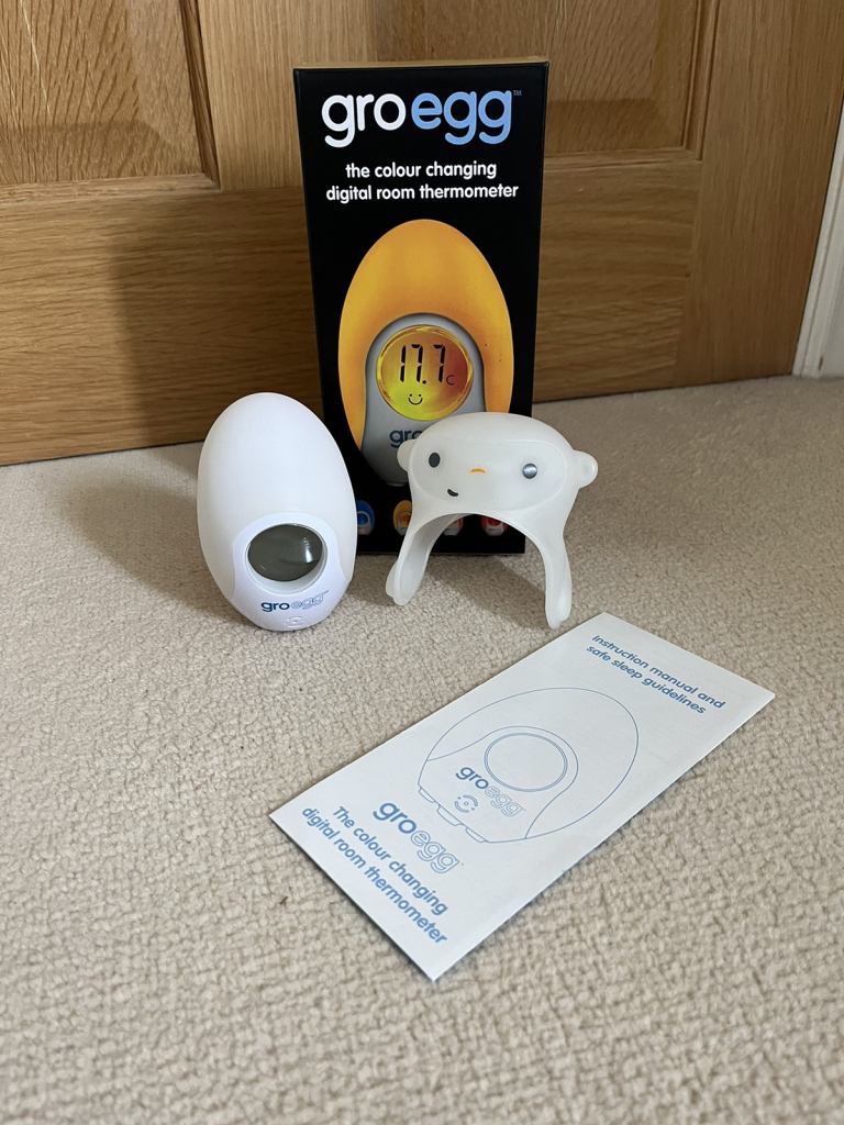 Groegg room thermometer with monkey shell 
