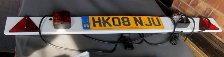 Car Trailer number plate board