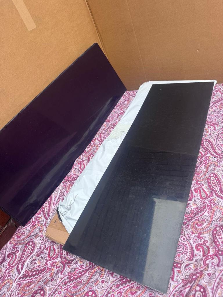 ABS Plastic Sheets 36” × 12” × 0.06” – 8 Pack Black for DIY, Crafts & Model Making