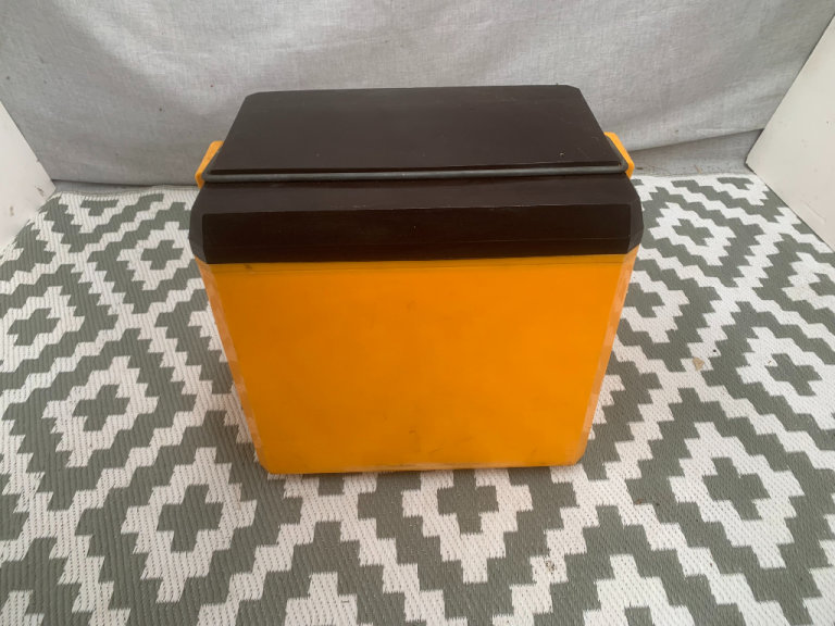 Vintage Orange Coolbox 